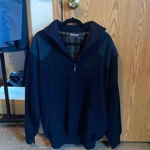 Barbour made in Scotland Breathable Waterproof Lined Sporting Sweater size Large